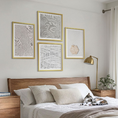 Wall art set Light boho sand textures