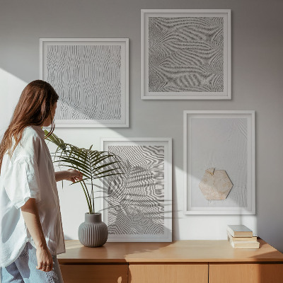 Wall art set Light boho sand textures