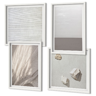 Multi-piece wall decor set Delicate boho textures of nature