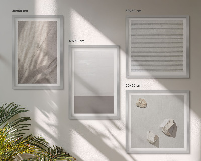 Multi-piece wall decor set Delicate boho textures of nature