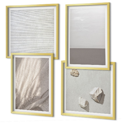 Multi-piece wall decor set Delicate boho textures of nature