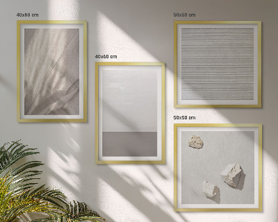 Multi-piece wall decor set Delicate boho textures of nature