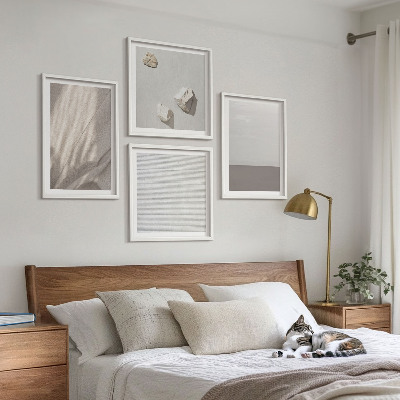 Multi-piece wall decor set Delicate boho textures of nature