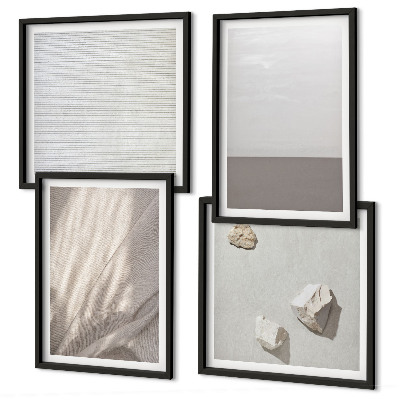 Multi-piece wall decor set Delicate boho textures of nature