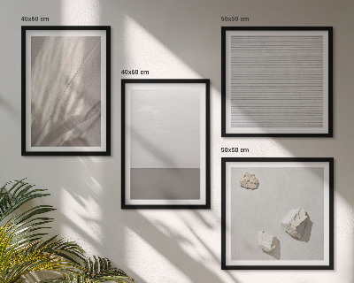 Multi-piece wall decor set Delicate boho textures of nature