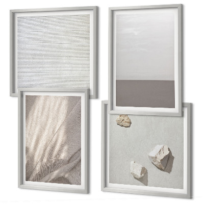 Multi-piece wall decor set Delicate boho textures of nature