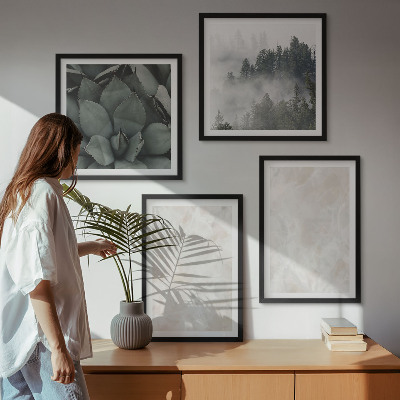 Wall art set Stone pastel marbles
