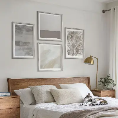 Industrial design wall art set of 4 pieces