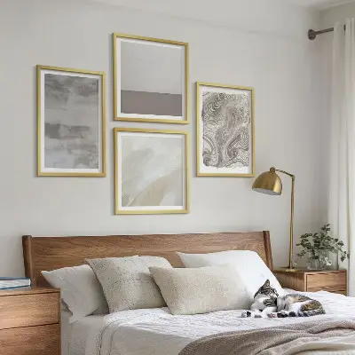 Industrial design wall art set of 4 pieces