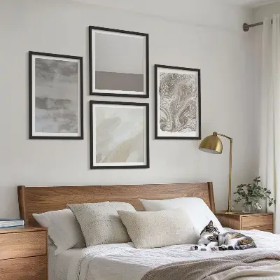 Industrial design wall art set of 4 pieces