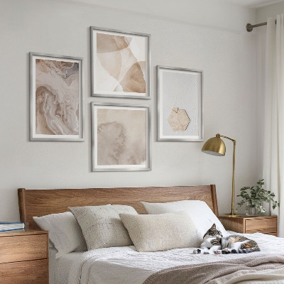 Wall art set Design abstract nature inspiration