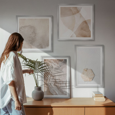 Wall art set Design abstract nature inspiration