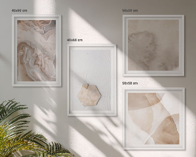 Wall art set Design abstract nature inspiration