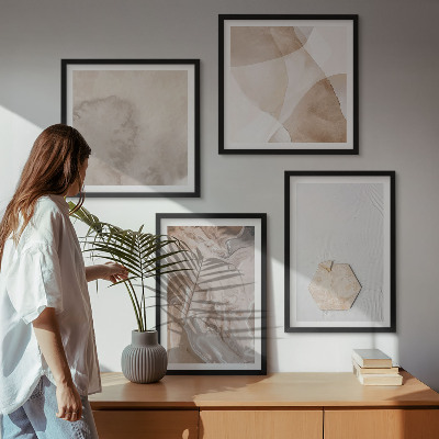 Wall art set Design abstract nature inspiration