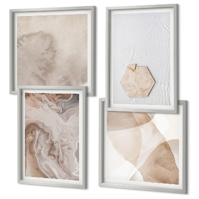 Wall art set Design abstract nature inspiration