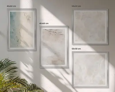 Watercolor painting wall art set set of 4 pieces