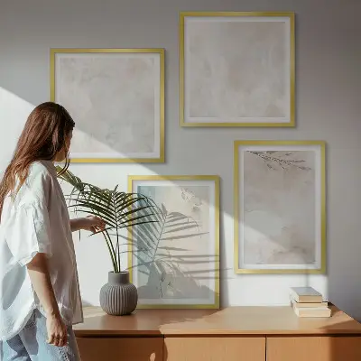 Watercolor painting wall art set set of 4 pieces