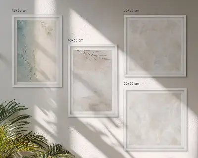 Watercolor painting wall art set set of 4 pieces