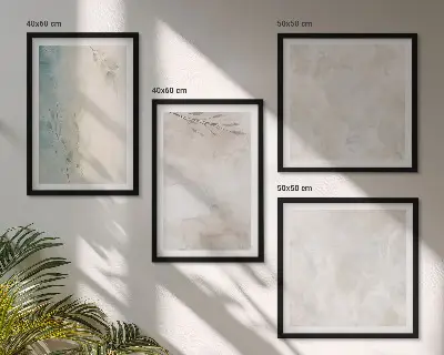 Watercolor painting wall art set set of 4 pieces
