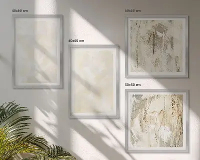 Bright Texture Paint Wall Art set of 4 pieces