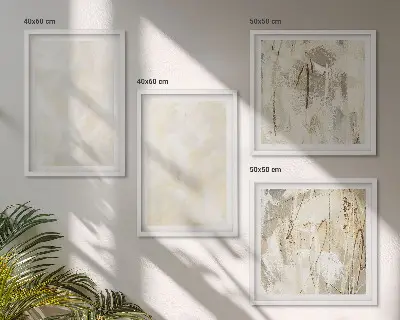Bright Texture Paint Wall Art set of 4 pieces