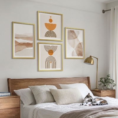 Multi-piece wall decor set Structures shades minimalism