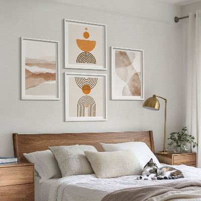 Multi-piece wall decor set Structures shades minimalism