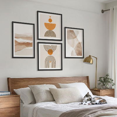Multi-piece wall decor set Structures shades minimalism