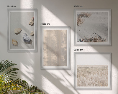 Multi-piece wall decor set Boho natural textures