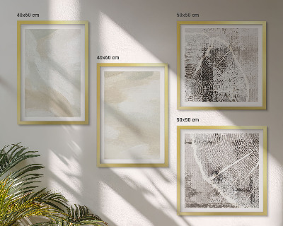 Wall art set Paint texture minimalism