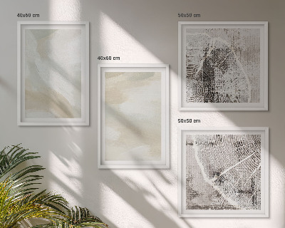 Wall art set Paint texture minimalism