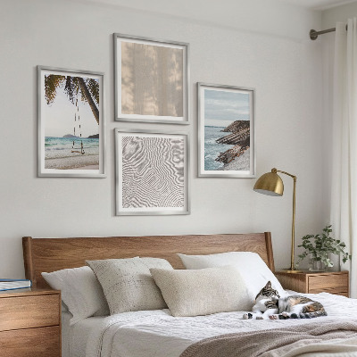 Multi-piece wall decor set Summer sand seaside views