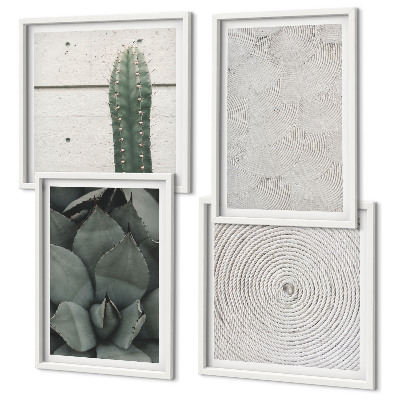 Wall art set Summer textures from the tropics
