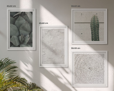 Wall art set Summer textures from the tropics