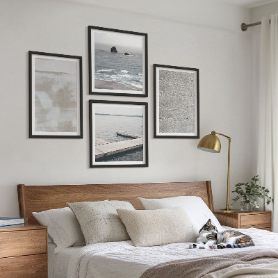 Multi-piece wall decor set Abstract design modern textures
