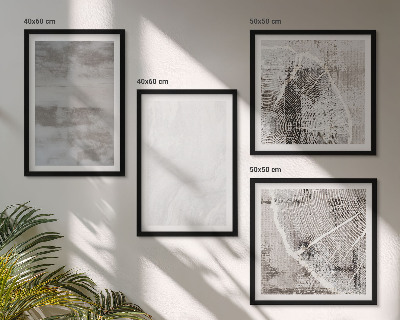 Wall art set Abstract modern shapes