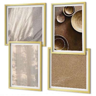Multi-piece wall decor set Structures textures minimalism