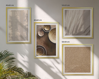 Multi-piece wall decor set Structures textures minimalism