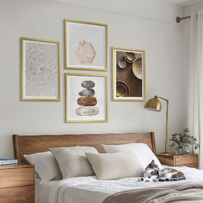 Wall art set Textures in modern art