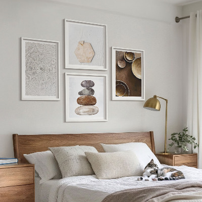 Wall art set Textures in modern art
