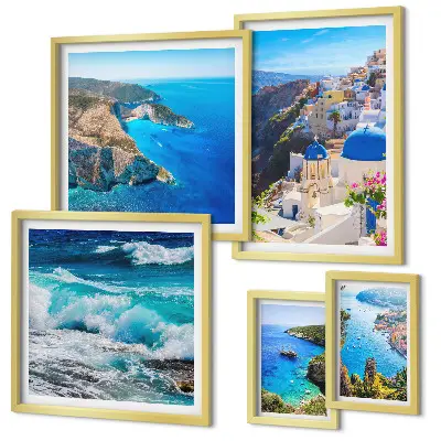 Aegean Sea landscape gallery wall