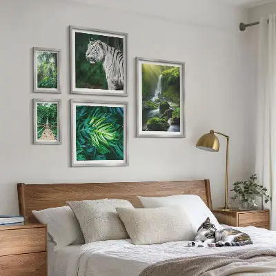 Framed photo set Tropical nature landscapes