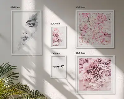 Gallery wall A floral portrait about home