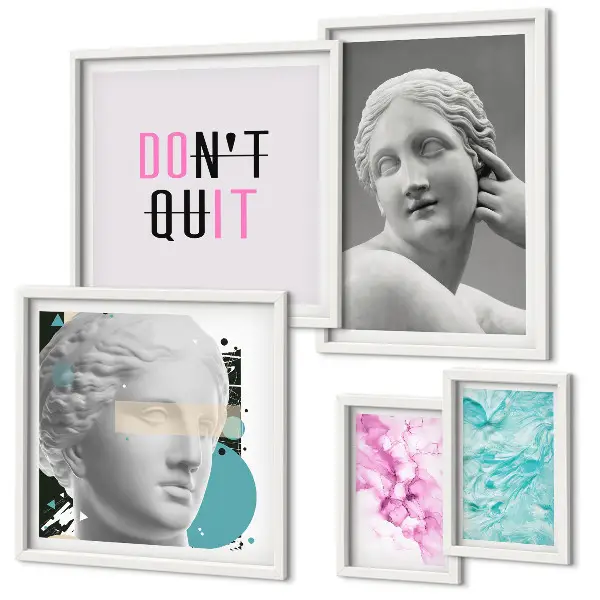 Gallery wall Stylish classic modern decorations