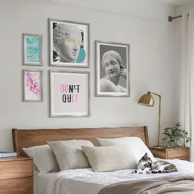 Gallery wall Stylish classic modern decorations