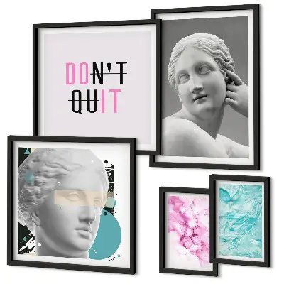 Gallery wall Stylish classic modern decorations