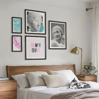 Gallery wall Stylish classic modern decorations