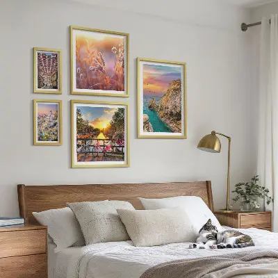Coastal landscapes of Europe gallery wall