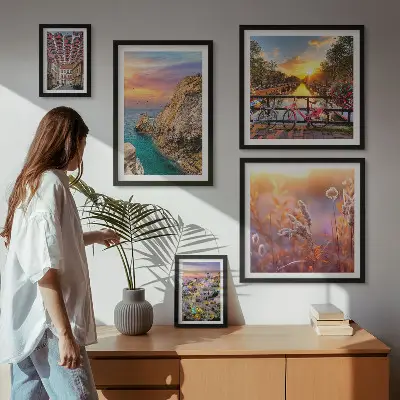 Coastal landscapes of Europe gallery wall