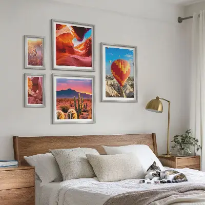 Desert balloons gallery wall print